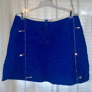 ⚠️SOLD⚠️ Blue Sports Mini Skirt🌀